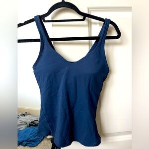Navy Lululemon Align Tank Waist Length